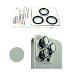 Fixmaster iphone 15 Pro - 15 Pro Max Uyumlu (NATÜREL TİTANYUM) Kamera Lens Koruyucu, Kolay Kurulum, Alüminyum Alaşımlı Çerçeve, Darbelere ve Çizilmelere Karşı Yüksek Dayanıklı Temperli Cam