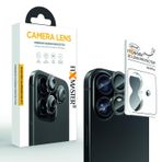Fixmaster iphone 15 Pro - 15 Pro Max Uyumlu (SİYAH TİTANYUM) Kamera Lens Koruyucu, Kolay Kurulum, Alüminyum Alaşımlı Çerçeve, Darbelere ve Çizilmelere Karşı Yüksek Dayanıklı Temperli Cam