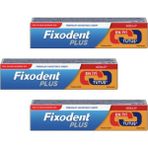 Fixodent Plus Beyazlatıcı Yapıştırıcı Krem 3'lü Paket 40 gr Güçlü Tutuş Özelliği