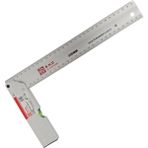 Fixonic B.h.d BHD00196 300MM/30CM Alüminyum L Marangoz Gönye/su Terazili - Gri