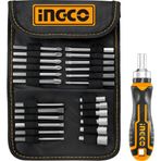 Fixonic Ingco HKSDB0268 26 Parça Cırcırlı Bits (Hex) Tornavida Seti