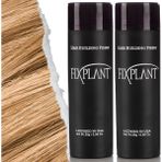 Fıxplant Saç Dolgunlaştırıcı 2 Şişe Topik 56 Gr. | Seyrek Saçlar Için Saç Tozu | Saç Fiberi - Sarı