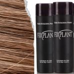 Fıxplant Saç Dolgunlaştırıcı 3 Şişe Topik 84 Gr. | Seyrek Saçlar Için Saç Tozu | Saç Fiberi - Açık Kahve