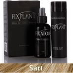 Fıxplant Saç Dolgunlaştırıcı Set Topik 28 Gr. + Sprey | Seyrek Saçlar Için Saç Tozu | Fixplant Saç Fiberi - Sarı