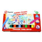 Fixpoint Jumbo Üçgen Mum Boya 12 Renk (P-2138)