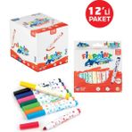 Fixpoint Keçeli Kalem Maxi Jumbo Uçlu 10 Lu Fixpoint P-5426 12LI Paket