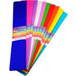 Fixpoint Krapon Kağıdı 10'lu 50x150 cm Canlı Renkler Düğün ve Parti Süslemeleri İçin
