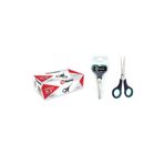 FixPoint Paslanmaz Çelik Makas 139mm 14 Cm Orta Boy Tekstil Makası Çok Amaçlı Ofis Makası