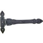 Fixport Antika Tarz Dekoratif Pirinç Kuyruklu Lale Menteşe - 147x193 mm, Oksit