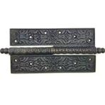 Fixport Antika Tarz Dekoratif Pirinç Lüks Okka Menteşe - 20cm, Oksit