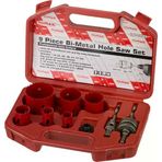 Fixport Tomax Bi-Metal Panç Takımı - 13`lü set (19-64 mm), Ahşap İçin, Çantalı