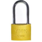 Fixport YMK Eko Sarı Boyalı Uzun Kancalı Asma Kilit 25mm