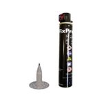 Fixpro 50 mm Mantolama Dübeli Çivili 1000 Adet + 1 Adet Gaz Tüpü - 1000 ADET ÇİVİLİDUBEL VE GAZ TÜPÜ