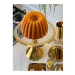 Fiyakalı Ürünler Atölyesi Ayaklı Gold Renk Yuvarlak Pasta Standı,pasta,kurabiye,sunum Standı,çeyizlik,düğün Hediye