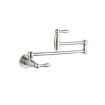 Fiyat Pfister GT533-TDC Duvara monte port Haven 2 kulplu tencere Filler musluk, krom kaplama, GT533TDS