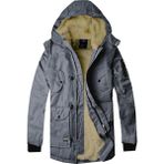 Fiyesmen Slim Fit Kısa Suya Rüzgara Dayanıklı Parka - Gri