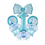 Fiyonk Folyo Balon Lu 1 Yaş Balon Seti, MAVİ