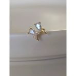 Fiyonk Kulak Model Kıkırdak Piercing Tragus Helix Gold Renk Küpe