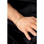 Fiyonk Kuyumculuk 14 Ayar Altın Figaro Zincir Erkek Bileklik İnce 3,20 mm