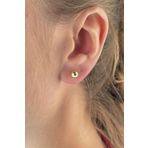 Fiyonk Kuyumculuk 14 Ayar Altın Top Küpe 6 mm