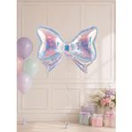 Fiyonk Şekilli Hologram Folyo Balon Parti Dekorasyonu 73 cm