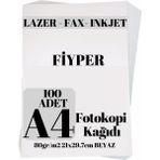 Fiyper A4 Beyaz Fotokopi Kağıdı 80 gr 100 Adet - Yüksek Kalite ve Uyumlu Yazıcılar İçin