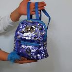 Fiyra Crn Bebe Mavi Pullu Kız Çocuk Sırt Çantası (16Cmx20cmx10cm)