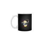 Fizello Angler Fish Beyaz Kupa, 330 ml, Seramik, Hediyelik