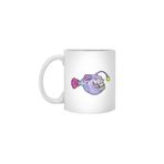 Fizello Angler Fish Beyaz Kupa, 330 ml, Seramik