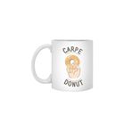 Fizello Carpe Donut Beyaz Kupa, 330 ml, Seramik
