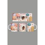 Fizello Kız Kardeş Temalı Kupa, 330 ml, Beyaz, Seramik FIZELLO-MUG-sister-21