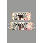 Fizello Kız Kardeş Temalı Kupa, 330 ml, Beyaz, Seramik FIZELLO-MUG-sister-29 FIZELLO-MUG-sister-29
