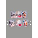 Fizello Kız Kardeş Temalı Kupa, 330 ml, Beyaz, Seramik FIZELLO-MUG-sister-7
