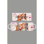 Fizello Kız Kardeş/Sister Temalı Kupa, 330 ml, Beyaz, Seramik FIZELLO-MUG-sister-4 FIZELLO-MUG-sister-4