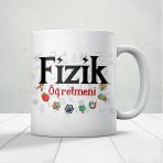 Fizik Öğretmenlerine Özel Öğretmenler Günü Hediyelik Baskılı Kupa