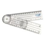 Fizyo Cep Gonyometresi Cetvel Gonyometre 20 cm