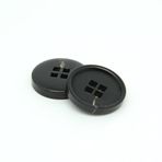 FJISD 10 adet 15-28MM kare delik 4 göz düğmesi gerçek boynuz düğmeleri ceket gömlek gerçek manda boynuz Blazer düğmeleri takım elbise düğmeleri erkekler/kadınlar için