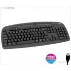 Fk-142Qu Usb Q Tr Mm S�Yah Kablolu Klavye