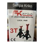 FK Frıko 3 Ton Pimli Emniyetli Kriko Standı {araba Sehpası 2 Adet }