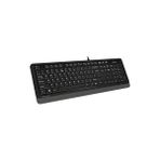 FK10 Q USB Türkçe Fn-Multimedya Klavye,siyah/gri - Option-1 - 001-Renkli