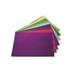 FKM Aynalı Karton 50X70 cm 10 Renk - 10'lu Metalik Karton Büyük Boy
