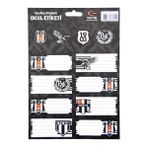 FKM Beşiktaş Lisanslı Stickers + Okul Etiketi 3 Yaprak
