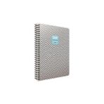 FKM Gıpta Dark Sprint Siyah Yapraklı Defter 17X24CM + Beyaz Kalem