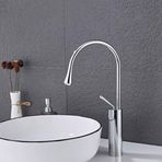 FKN Milano Çanak Krom Lavabo Bataryası