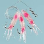 Fladen Pink Squid 3 Köstek Hazır Takım - Seçeneği: 2/0
