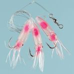 Fladen Pink Squid 3 Köstek Hazır Takım - Seçeneği: 4/0