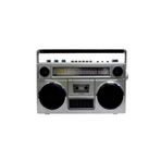 FLAGEN Retro Büyük Boombox Kaset Çalarlı Radyo USB/TF & Bluetooth Destekli Taşınabilir Müzik Çalar