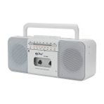 Flagen Retro Taşınabilir Müzik Çalar Radyo Usb/tf & Bluetooth Mp3 Çalar Çift Hoparlörlü Kompakt Ses Sistemi - Beyaz