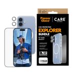 Flagship iPhone 17 3'lü Explorer Telefon Koruma Set- Bundle (UWF+Kılıf+Lens)