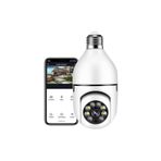 Flaizhen Wifi 360 Panoramik Ampul Kamera Gece Görüş Ses Akıllı Hareket Algılayıcı Fotoğraf Video